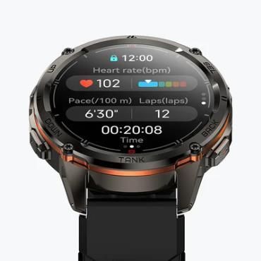 Розумний годинник T3 ULTRA 2 TANK T3 ULTRA 2 BLK KOSPET 390076 фото