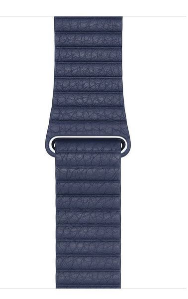 Magnetic Leather Loop For Apple Watch 38/40 mm Dark Blue 188279 фото