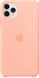 Чохол-накладка iPhone 11 Pro Max Apple AAA Silicone case Grapefruit 144673 фото 1
