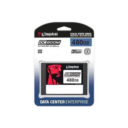 Твердотільний запам&rsquo;ятовувальний пристрій накопичувач (SSD) SATA2.5" 480GB 6GB/S SEDC600M/480G KINGSTON 291653 фото