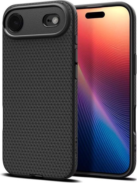 Чохол Spigen для iPhone 17 Air, Liquid Air, Matte Black (ACS10302) 395527 фото