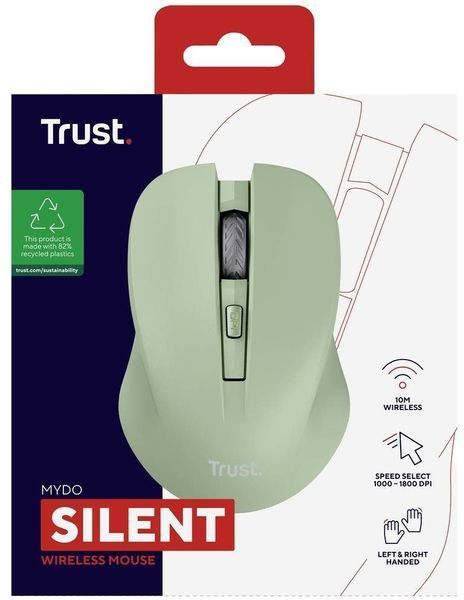 Миша Trust Mydo Silent, WL, зелений (25042_TRUST) 364044 фото