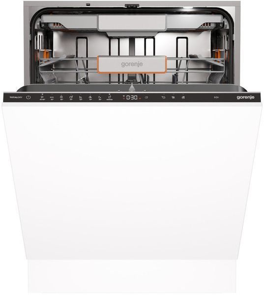 Посудомийна машина Gorenje вбудовувана, 16компл., A+++, 60см, інвертор,Wi-Fi, AquaStop, сенсорн.упр, 3и кошики, білий (GV673B66) 374593 фото