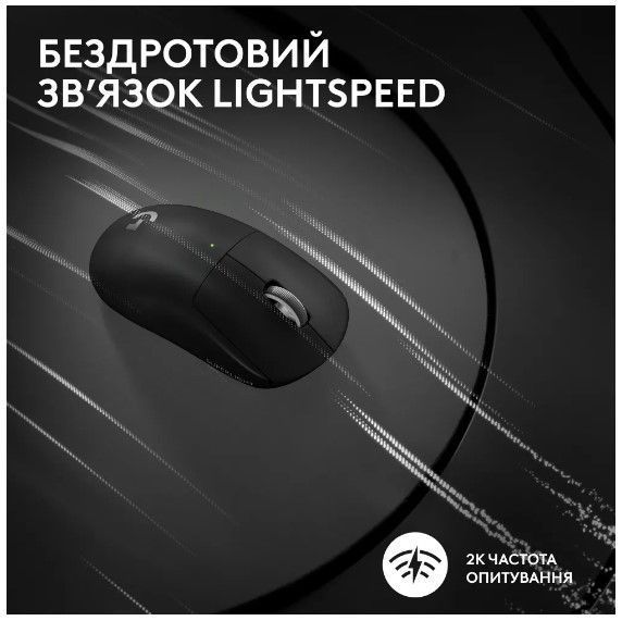 Миша LOGITECH Pro X Superlight 2 Lightspeed Black 306987 фото