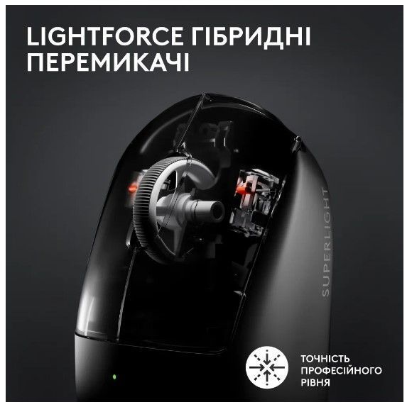 Миша LOGITECH Pro X Superlight 2 Lightspeed Black 306987 фото