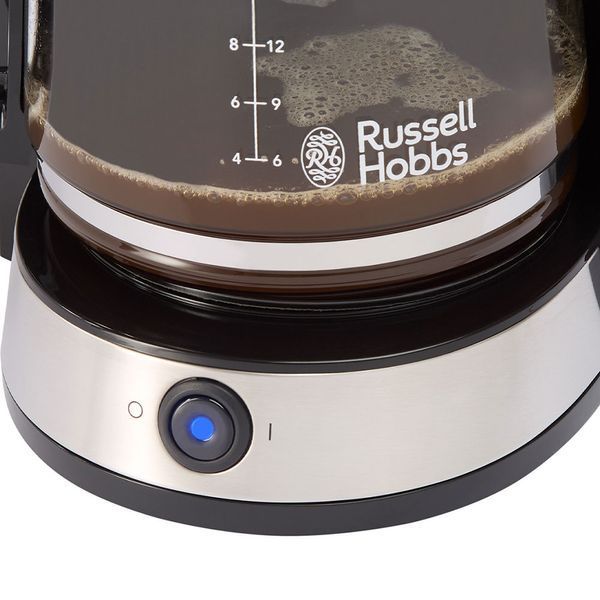 Кавоварка Russell Hobbs&nbsp;Heaton, 1.25л, мелена, чорно-срібний (27400-56) 372787 фото