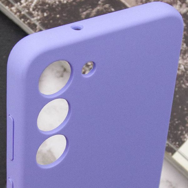Чохол Silicone Cover Lakshmi Full Camera (AAA) для Samsung Galaxy S23 Бузковий / Dasheen 271799 фото