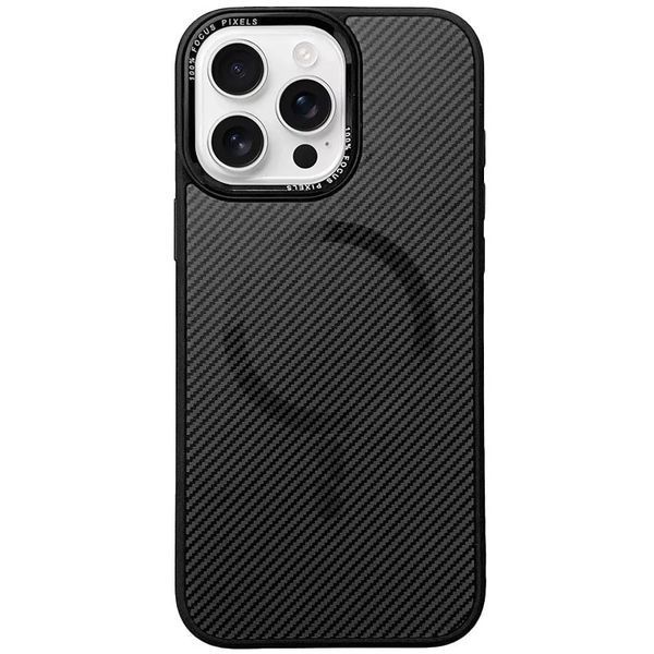 Чохол TPU+PC Carbon Mirage with MagSafe для Apple iPhone 15 Pro Max (6.7") Black 376508 фото