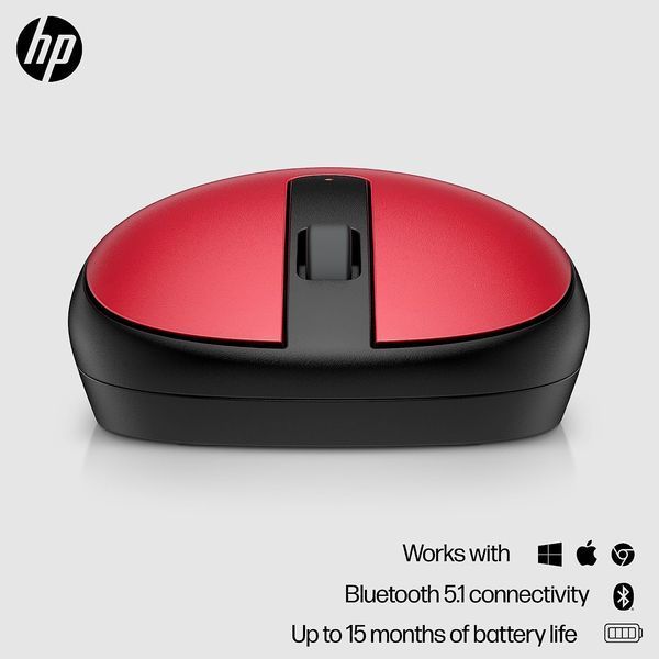 Миша HP 240, BT, червоний (43N05AA) 365773 фото