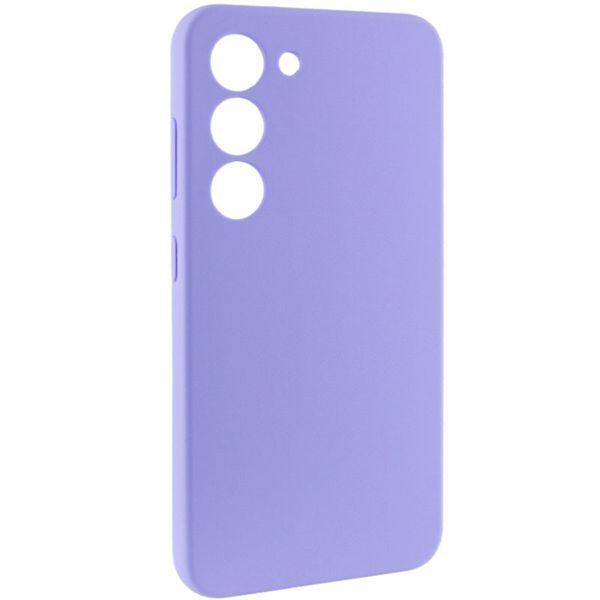 Чохол Silicone Cover Lakshmi Full Camera (AAA) для Samsung Galaxy S23 Бузковий / Dasheen 271799 фото