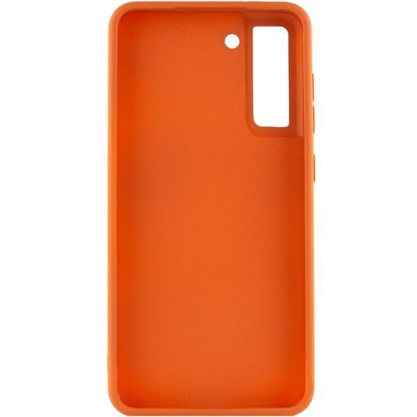 TPU чохол Bonbon Metal Style для Samsung Galaxy S24+ Помаранчевий / Papaya 284998 фото