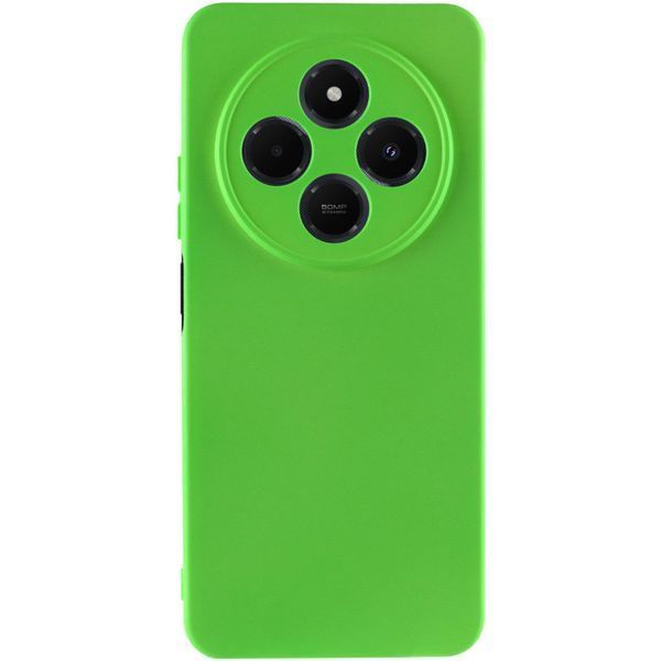 Чохол TPU GETMAN Liquid Silk Full Camera для Xiaomi Redmi 14C / Poco C75 Салатовий / Neon Green 323929 фото