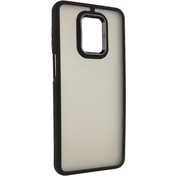 Чохол TPU+PC Lyon Frosted для Xiaomi Redmi Note 9s / Note 9 Pro / Note 9 Pro Max Black 273514 фото
