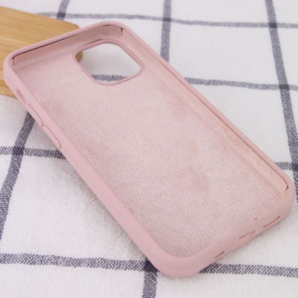 Чохол Silicone Case Full Protective (AA) для Apple iPhone 13 Pro (6.1") Рожевий / Pink Sand 215794 фото