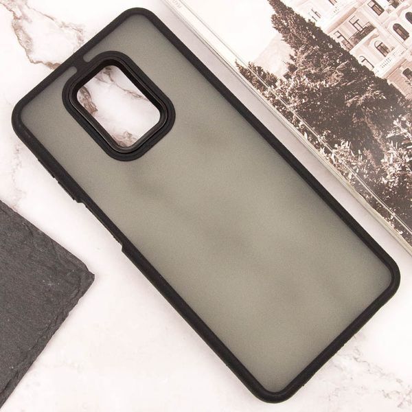 Чохол TPU+PC Lyon Frosted для Xiaomi Redmi Note 9s / Note 9 Pro / Note 9 Pro Max Black 273514 фото