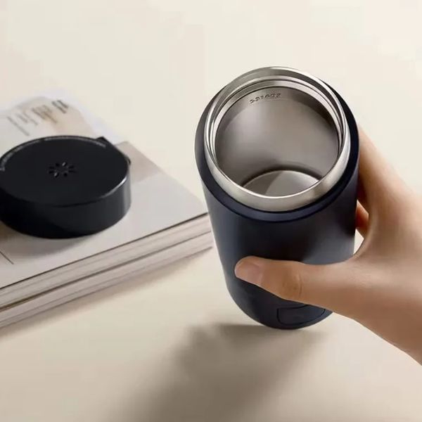 Електричний термос Xiaomi MiJia Portable Electric Cup 2 350ml (MJDRB02PL) Black 321877 фото