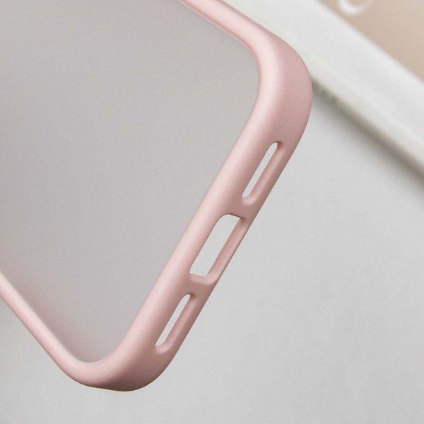 TPU+PC чохол Metal Buttons для Apple iPhone 16 Pro Max (6.9") Рожевий 318274 фото