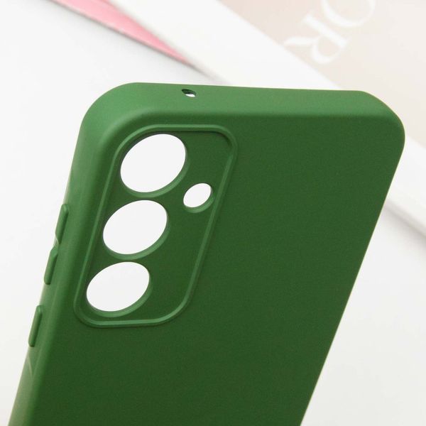 Чохол Silicone Cover Lakshmi Full Camera (A) для Samsung Galaxy S24+ Зелений / Dark green 283935 фото