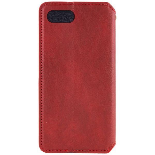 Шкіряний чохол-книжка GETMAN Cubic (PU) для Apple iPhone 7 / 8 / SE (2020) (4.7") Червоний 398557 фото