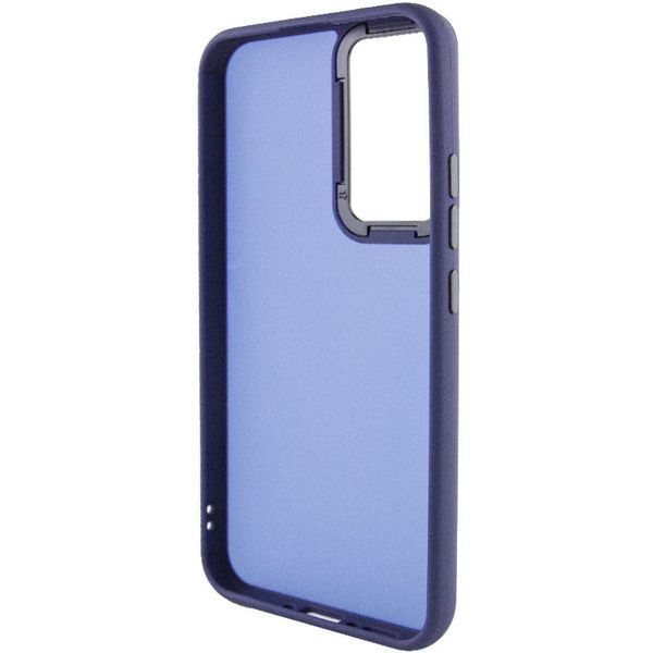 Чохол TPU+PC Lyon Frosted для Samsung Galaxy S23 Ultra Navy Blue 326157 фото