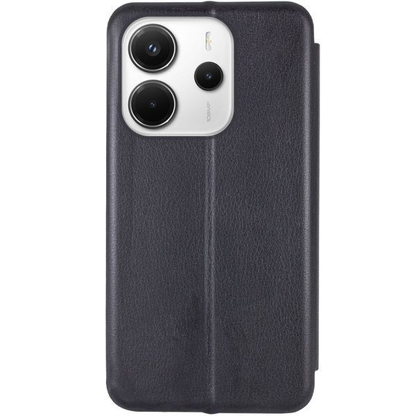 Шкіряний чохол-книжка Classy для Xiaomi Redmi Note 14 4G (Europe version) Чорний 389874 фото