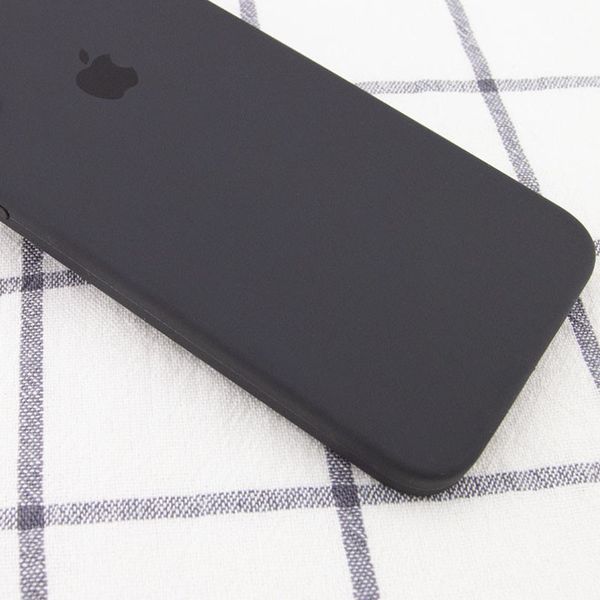 Чохол Silicone Case Square Full Camera Protective (AA) для Apple iPhone XR (6.1") Сірий / Dark Gray 215603 фото