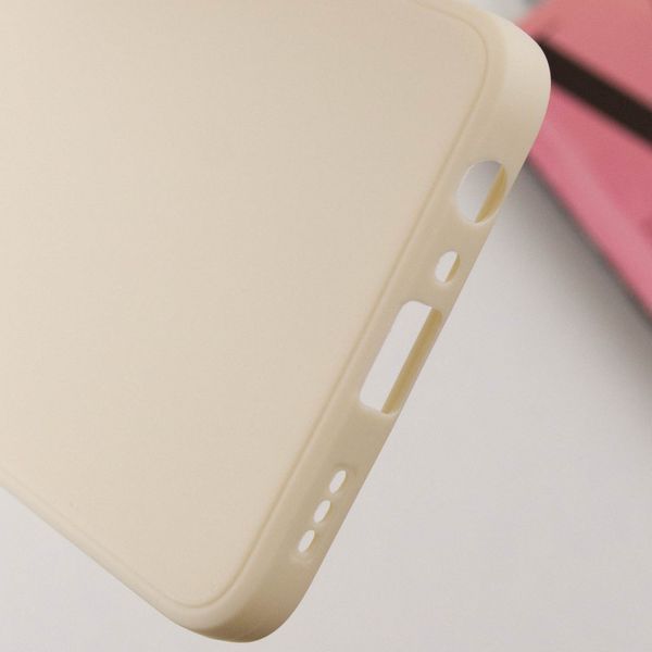 Силіконовий чохол Candy Full Camera для Oppo Reno 8 T 4G Бежевий / Antigue White 286346 фото