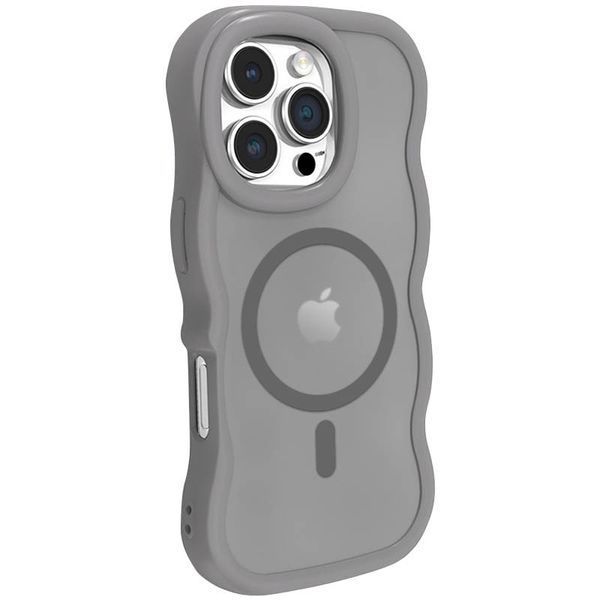 Чохол TPU+PC Undine with MagSafe для Apple iPhone 16 Pro (6.3") Grey 355344 фото