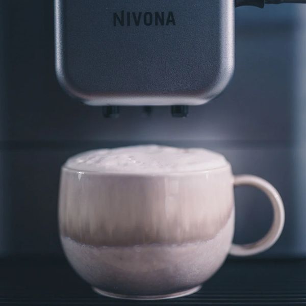 Кавомашина Nivona CafeRomatica, 1.8л, зерно+мелена, автомат.капуч, дисплей, авторецептів -9, пригот, холодної кави, перлинно-блакитний (NIVO8107) 379916 фото