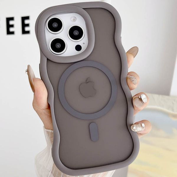Чохол TPU+PC Undine with MagSafe для Apple iPhone 16 Pro (6.3") Grey 355344 фото
