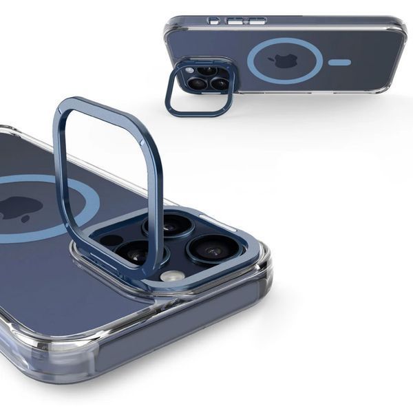 Чохол TPU Space Case Apex with MagSafe для Apple iPhone 16 Pro (6.3") Navy Blue 345821 фото