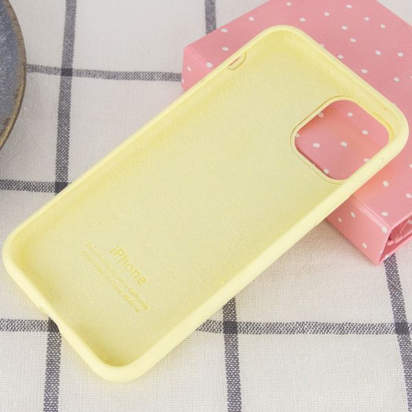 Чохол Silicone Case Full Protective (AA) для Apple iPhone 11 Pro Max (6.5") Жовтий / Mellow Yellow 197717 фото