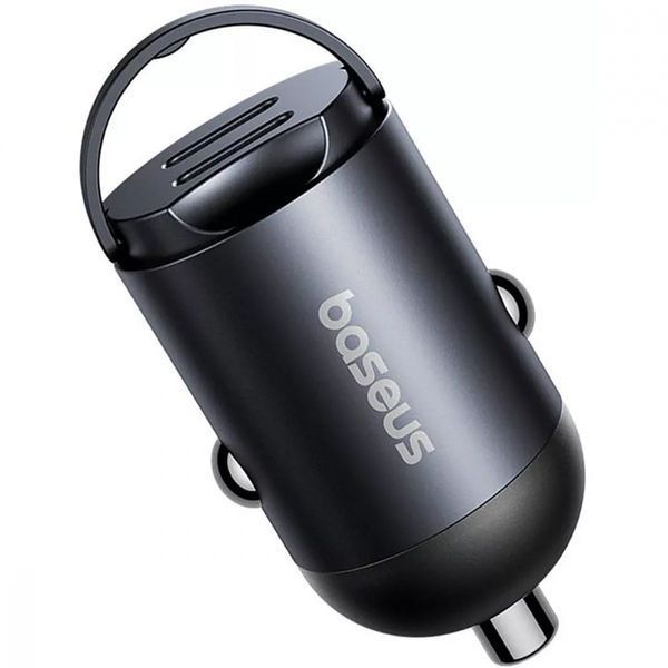 АЗП Baseus Tiny Star Mini Car Charger 2xType-C 30W black 361573 фото