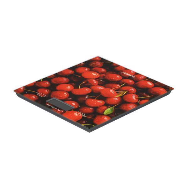 Ваги Ardesto кухонні CHERRY, 5кг, AAAx2 в комплекті, скло, багатокольоровий (SCK-893CHERRY) 371528 фото