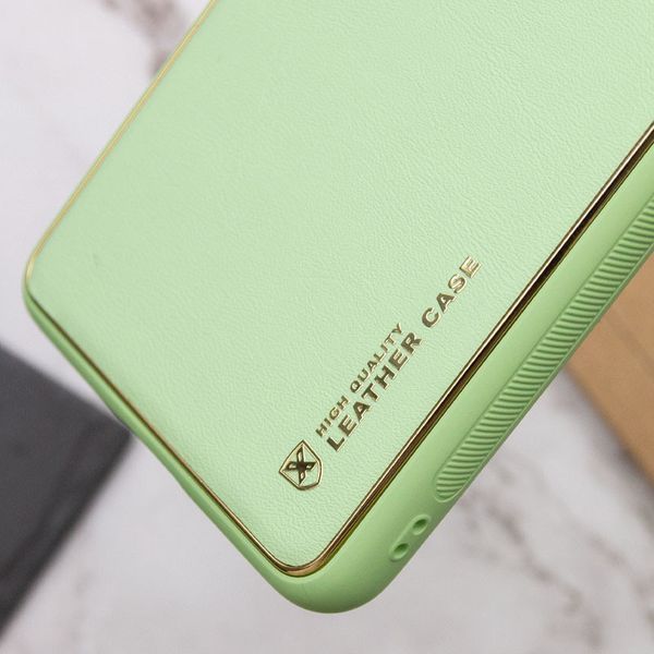 Шкіряний чохол Xshield для Samsung Galaxy S24 Зелений / Pistachio 288497 фото