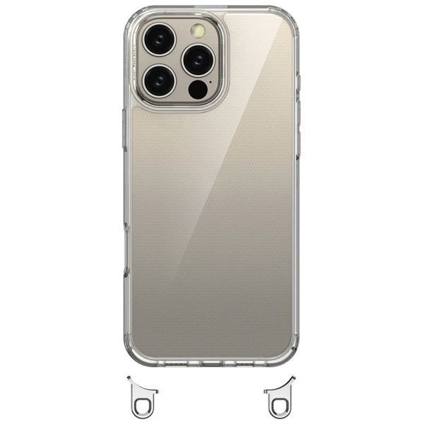 Чохол TPU Transparent with Straps для Apple iPhone 13 Pro Max (6.7") Light Pink 312904 фото