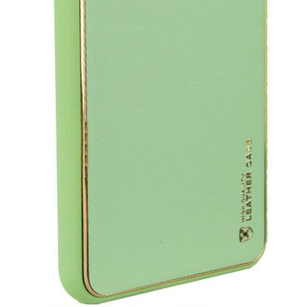 Шкіряний чохол Xshield для Samsung Galaxy S24 Зелений / Pistachio 288497 фото
