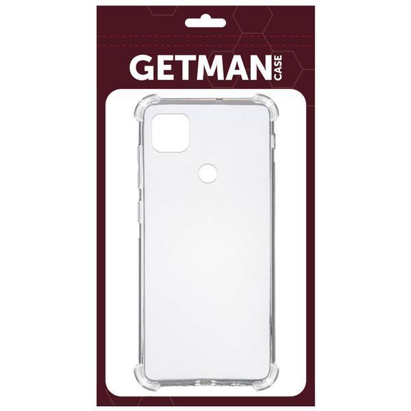 TPU чохол GETMAN Ease logo посилені кути для Xiaomi Redmi 9C Безбарвний (прозорий) 200773 фото