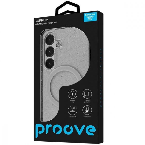 Чохол Proove Cuprum Case with Magnetic Ring Samsung Galaxy S24/S25 white 377755 фото