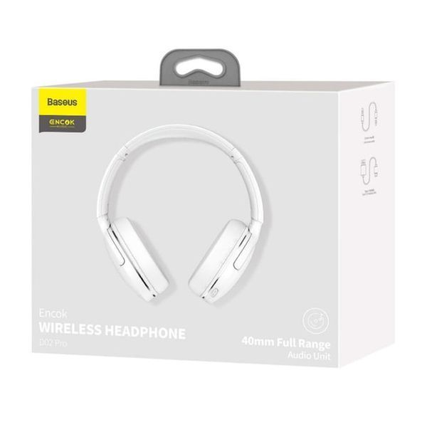 Навушники Baseus Encok Wireless D02 Pro (NGTD010302) White 268525 фото