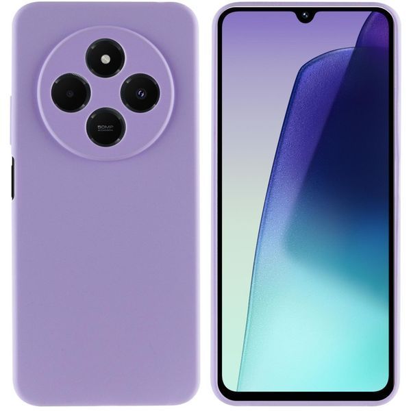 Чохол Silicone Cover Lakshmi Full Camera (AA) для Xiaomi Redmi 14C / Poco C75 Бузковий / Dasheen 324464 фото
