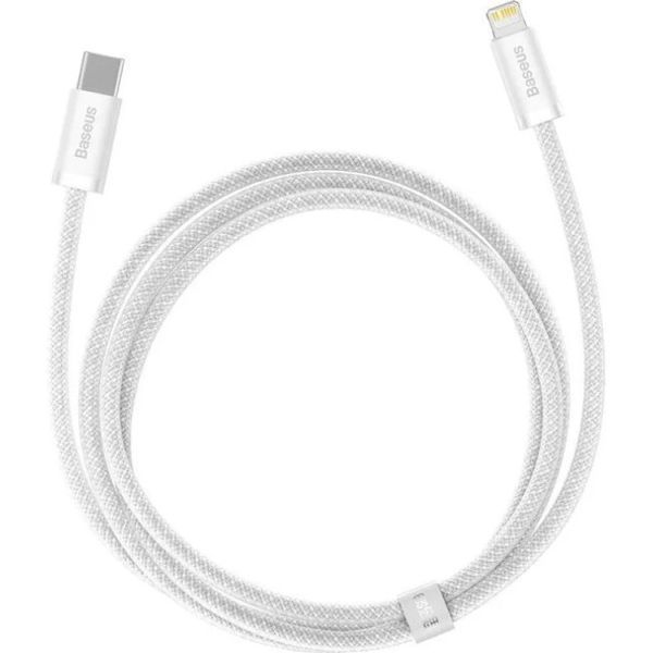 Кабель Baseus Dynamic Series Fast Charging Data USB кабель Type-C To IP 20 W 1M (CALD000002) White 252263 фото