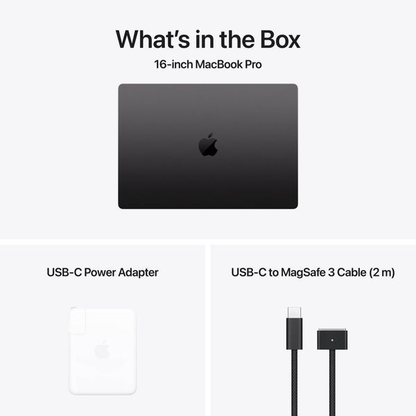 Ноутбук Apple MacBook Pro 16 14CPU/20GPU/24GB/512GB Space Black MX2X3 2024 (M4 Pro) 328902 фото