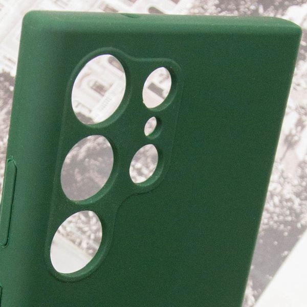 Чохол Silicone Cover Lakshmi Full Camera (AAA) для Samsung Galaxy S24 Ultra Зелений / Cyprus Green 286928 фото