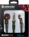 навушники DEFENDER Basic-619 black/red 306126 фото 2