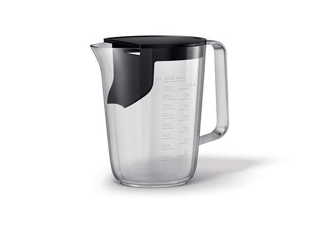 Соковитискач Philips Avance Collection відцентрований 1000Вт, чаша-1л, жмих-2.1л, жолоб на ціле яблуко, пластик, чорний (HR1919/70) 369093 фото