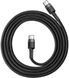 Кабель Baseus Cafule Type-C to Type-C PD2.0 (20V 3A) 1m (CATKLF-GG1) Grey\Black 166343 фото 5