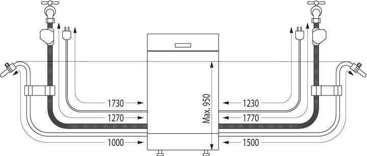Посудомийна машина Gorenje вбудовувана, 16компл., A+++, 60см, інвертор,Wi-Fi, AquaStop, сенсорн.упр, 3и кошики, білий (GV673B66) 374593 фото