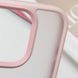 TPU+PC чохол Metal Buttons для Apple iPhone 16 Pro Max (6.9") Рожевий 318274 фото 6