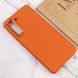 TPU чохол Bonbon Metal Style для Samsung Galaxy S24+ Помаранчевий / Papaya 284998 фото 4